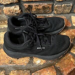 Brooks athletic shoes.